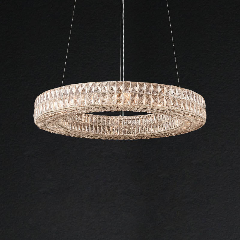 Crystal Binbas Round Chandelier Pendant