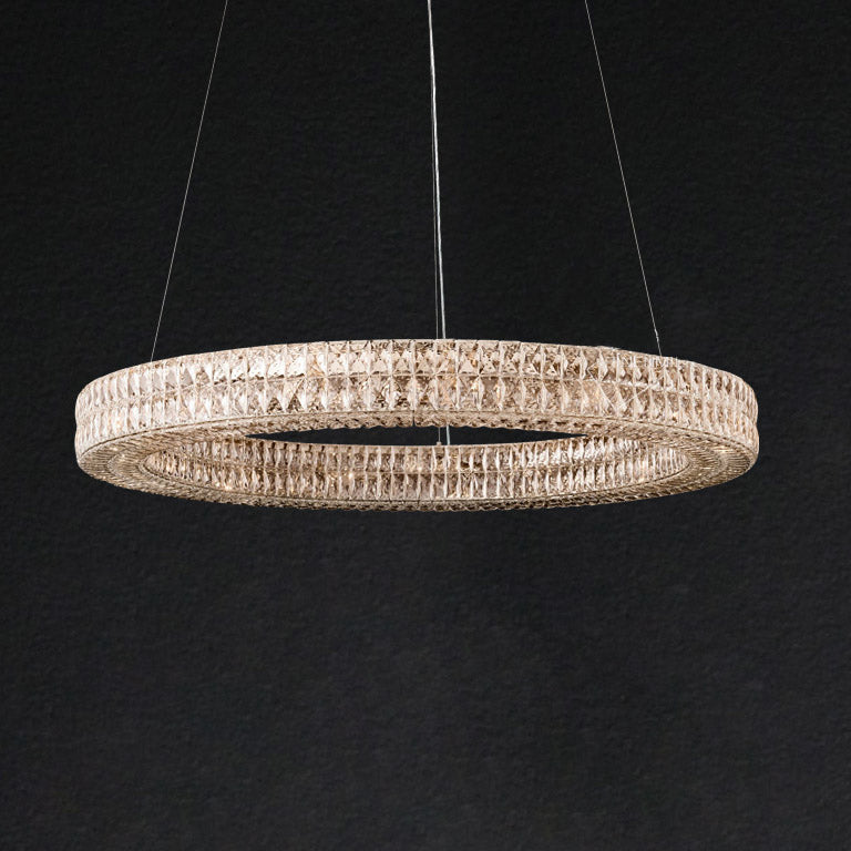 Crystal Binbas Round Chandelier Pendant