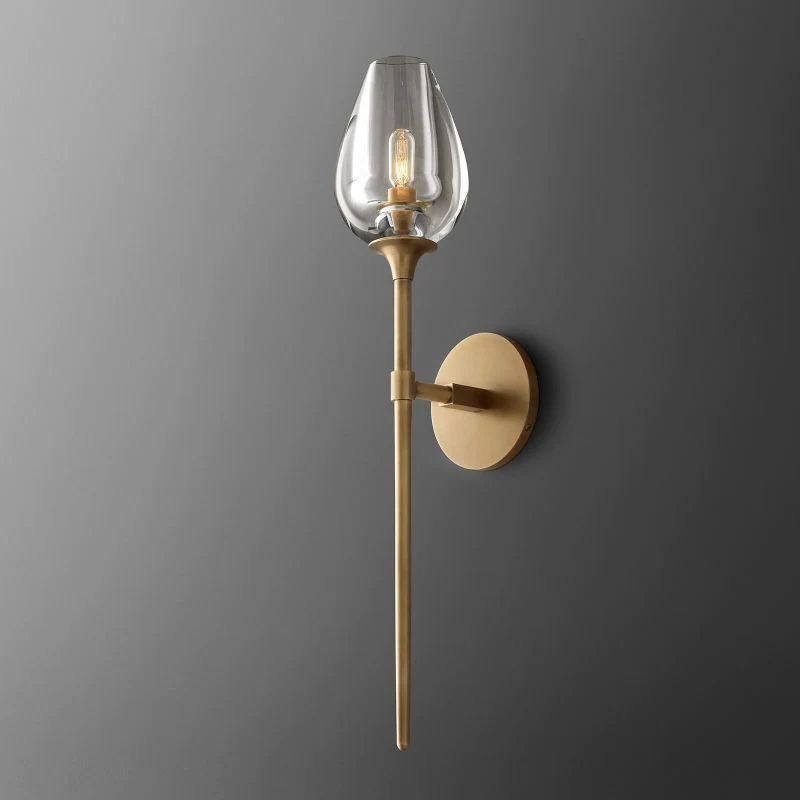 Crystal Tulip Grand Wall Sconce