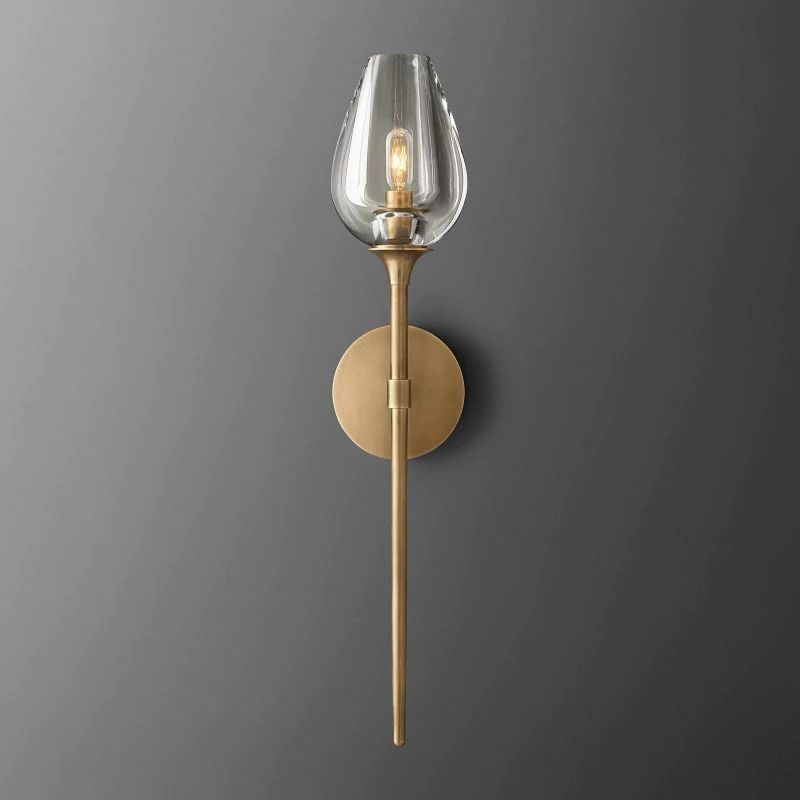 Crystal Tulip Grand Wall Sconce