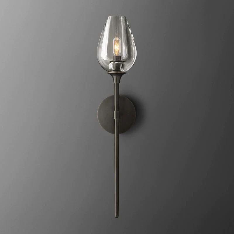 Crystal Tulip Grand Wall Sconce