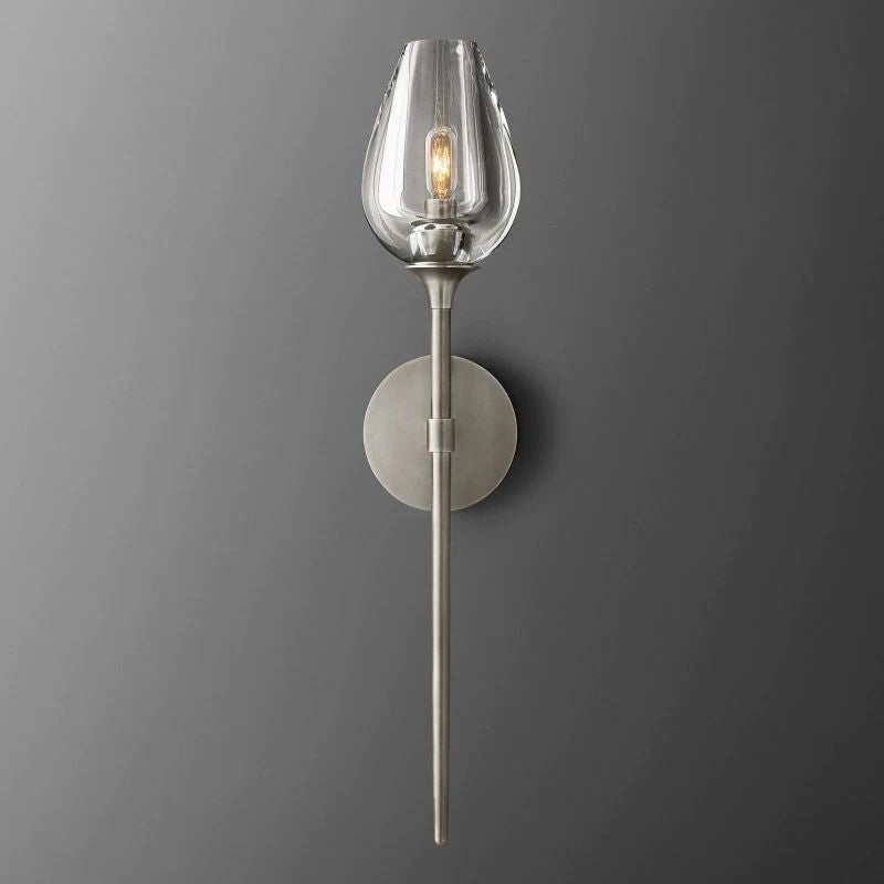 Crystal Tulip Grand Wall Sconce