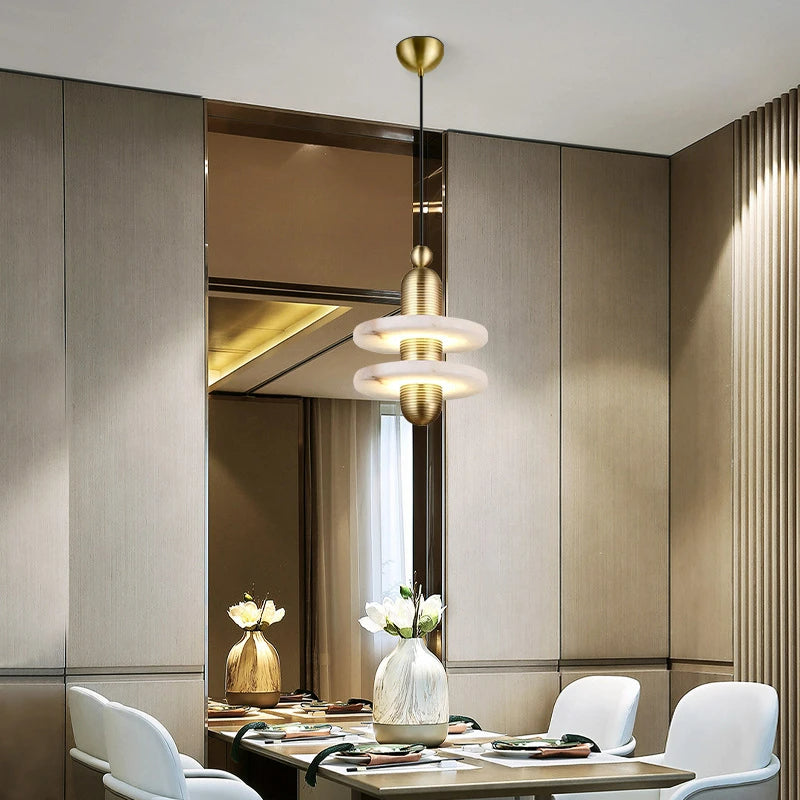 Csilla Alabaster Pendant Light - product detail 14