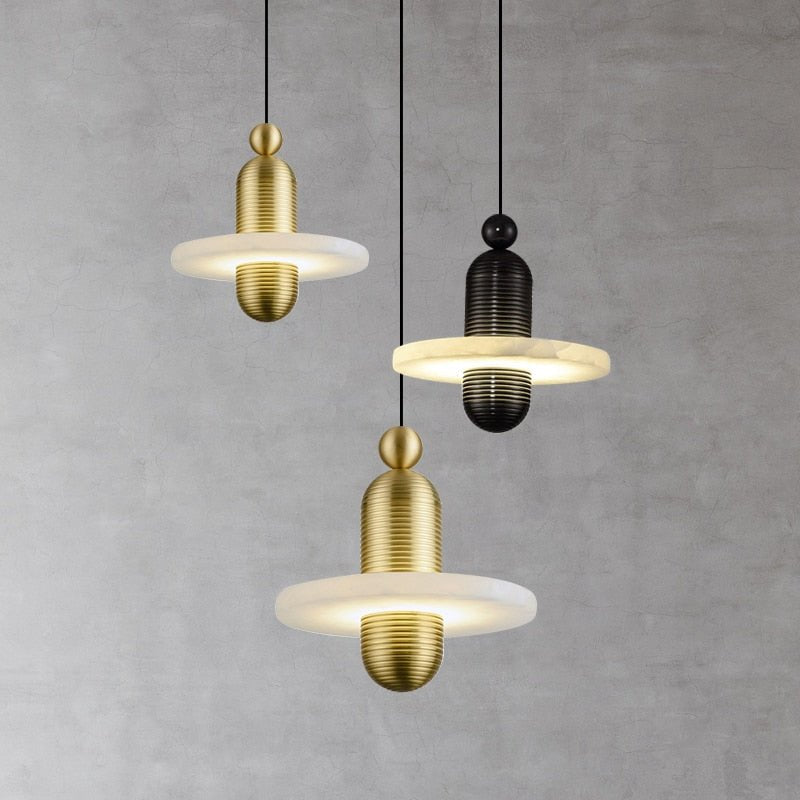Csilla Alabaster Pendant Light - product detail 2