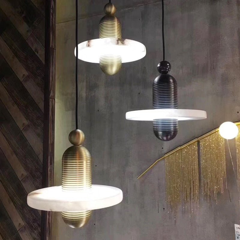 Csilla Alabaster Pendant Light - product detail 9