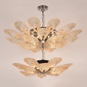 Bella 2-Tier  Glass Flower Chandelier