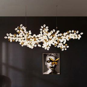 Gold Horizontal Grape Chandelier for Dining Room - LuminexHome