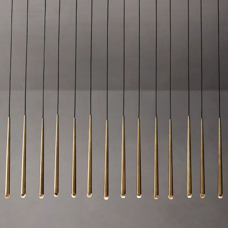 Felicia Tubular Linear Chandlier 72" - product detail 7