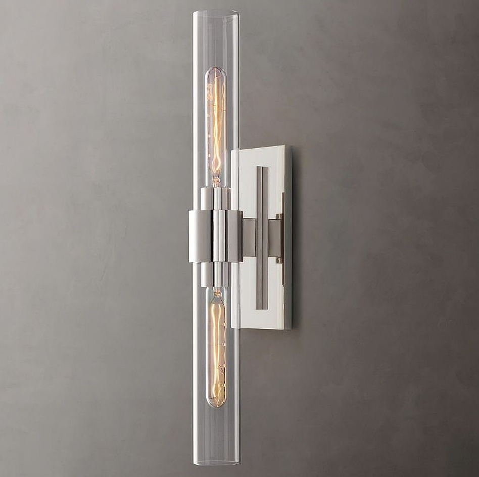 Felix Blown Glass Linear Sconce