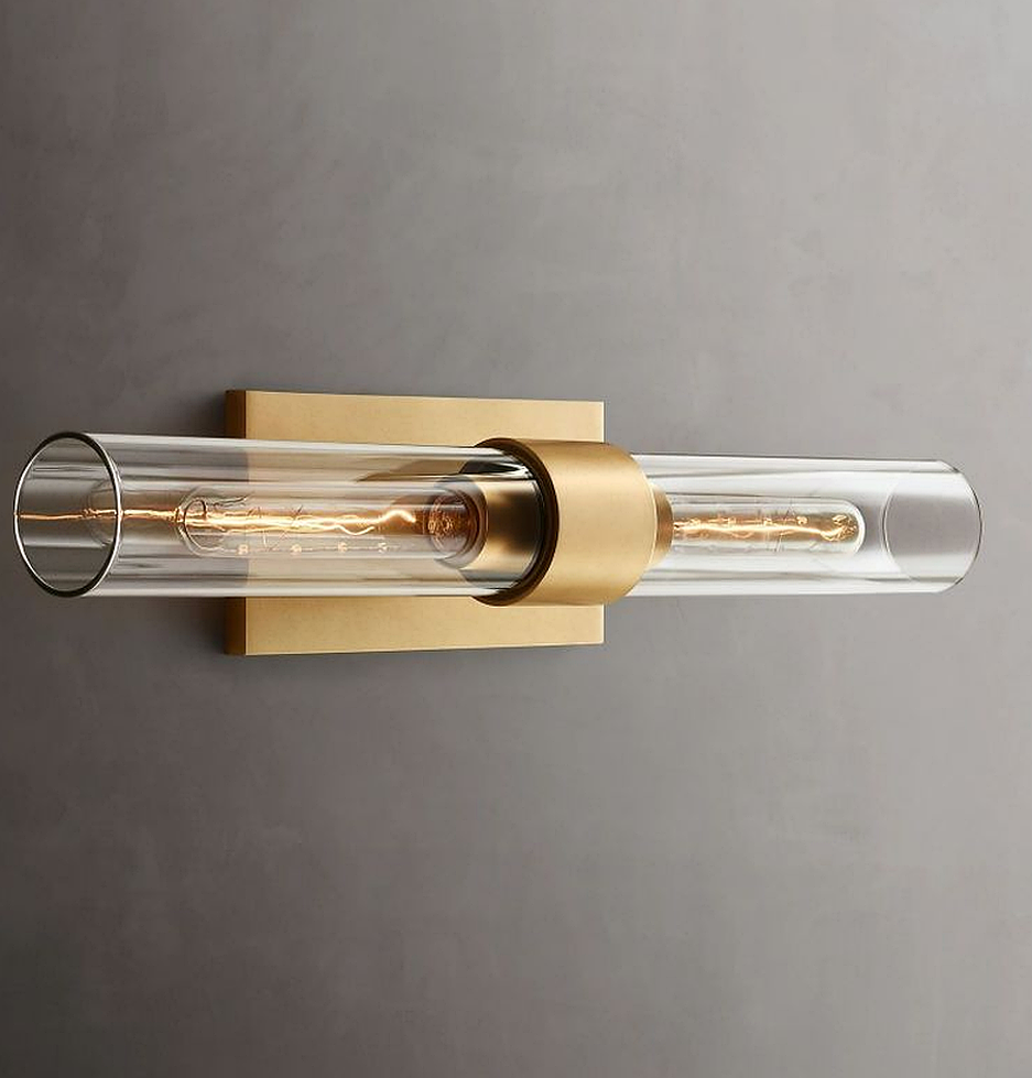 Felix Blown Glass Linear Sconce