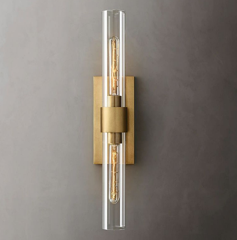 Felix Blown Glass Linear Sconce