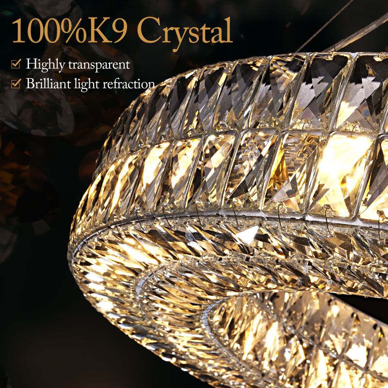 Gadsden Crystal Series Chandelier - product detail 11