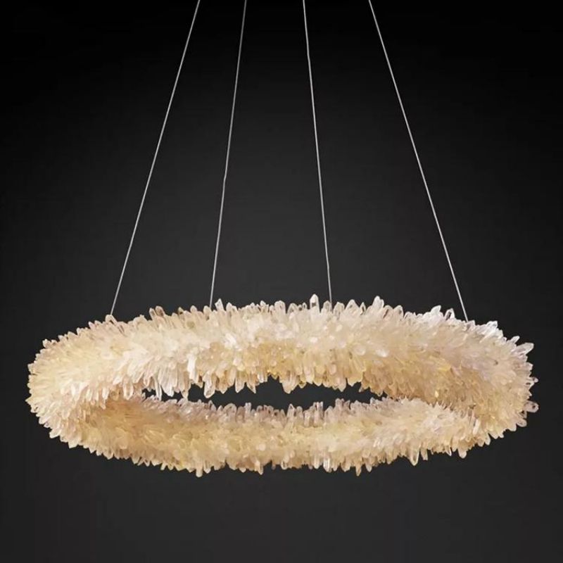 Gina Crystal Halo Chandelier - product detail 6
