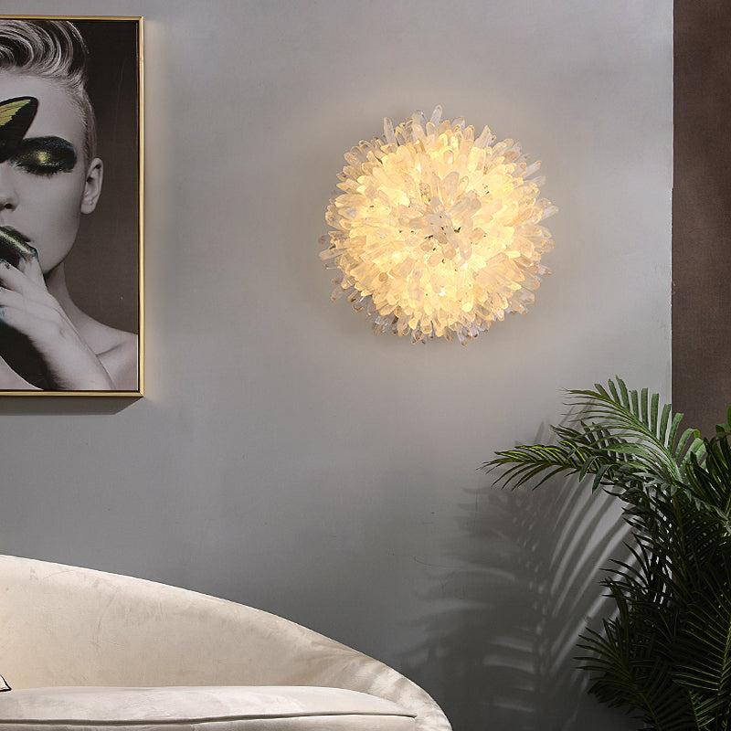 Gina Crystal Sunflower Wall Sconce - product detail 2