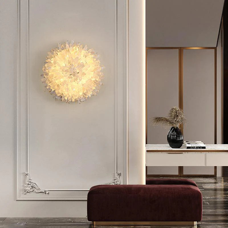 Gina Crystal Sunflower Wall Sconce - product detail 3
