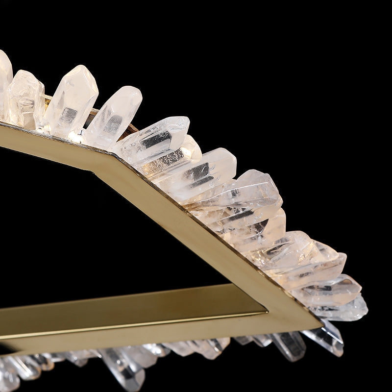 Gina Irregular Modern Living Room Rock Crystal Chandelier - product detail 5