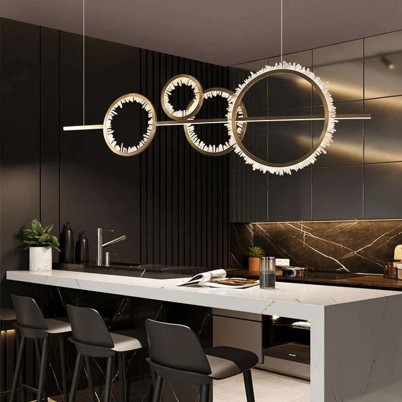 Gina Rock Crystal Gear Chandelier - product detail 7
