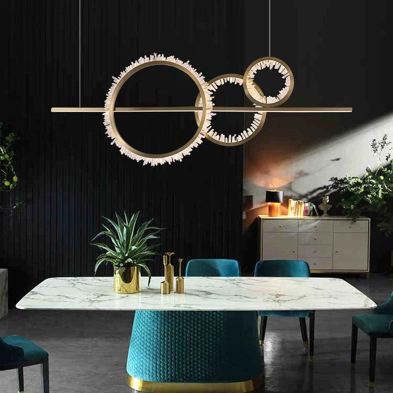Gina Rock Crystal Gear Chandelier - product detail 2