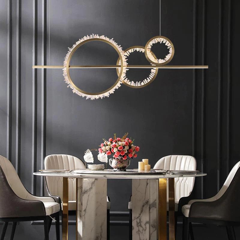 Gina Rock Crystal Gear Chandelier - product detail 3