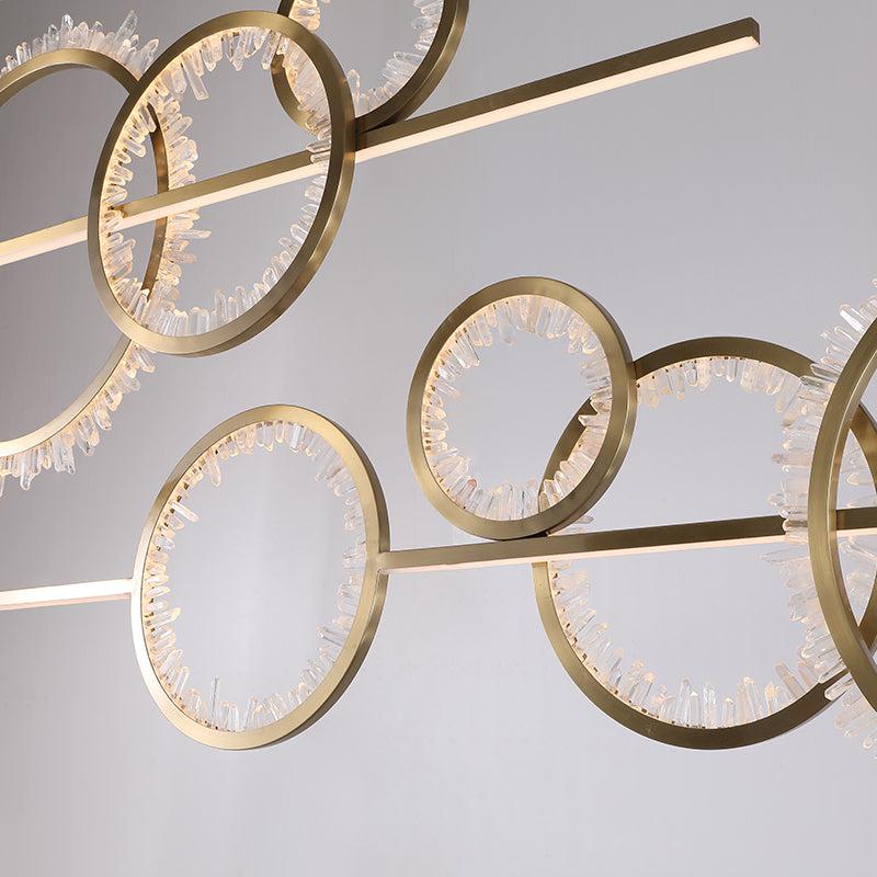 Gina Rock Crystal Gear Chandelier - product detail 5