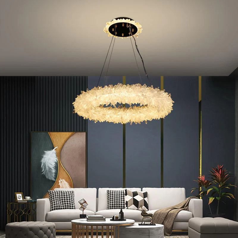 Gina Rock Crystal Modern Chandelier - product detail 3