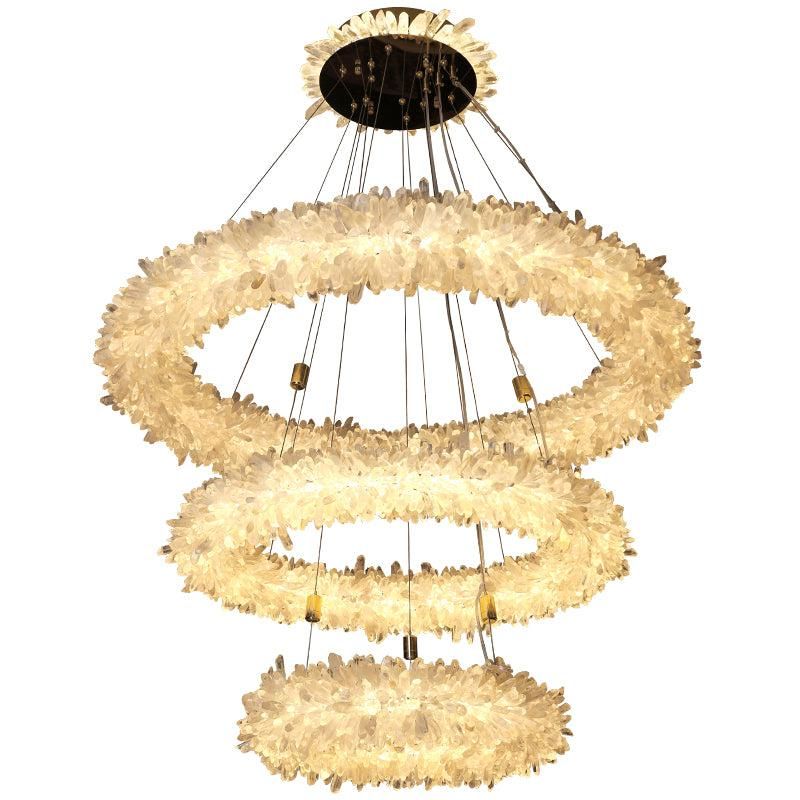 Gina Rock Crystal Modern Chandelier - product detail 4