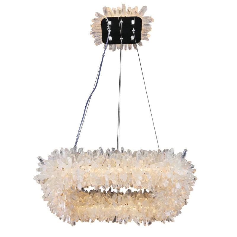 Gina Rock Crystal Square Modern Chandelier - product detail 5