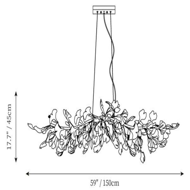 Gingko Luxury Chandelier Style C