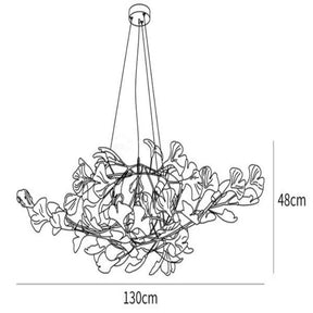 Gingko Luxury Chandelier Style D