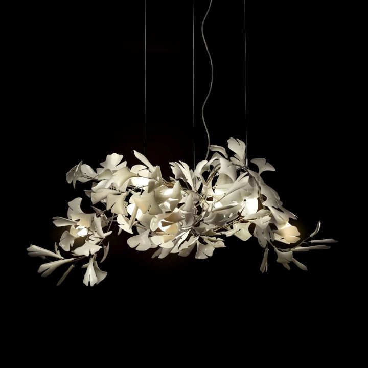 Ceramic Gingko Luxury Chandelier Style G