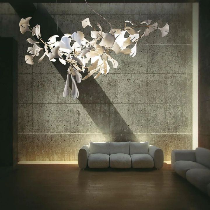 Ceramic Gingko Luxury Chandelier Style I