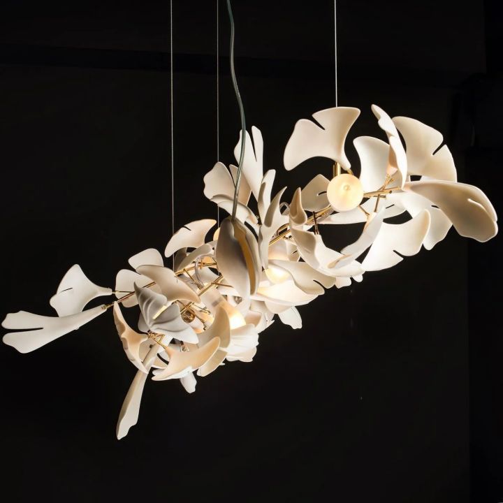 Ceramic Gingko Luxury Chandelier Style I