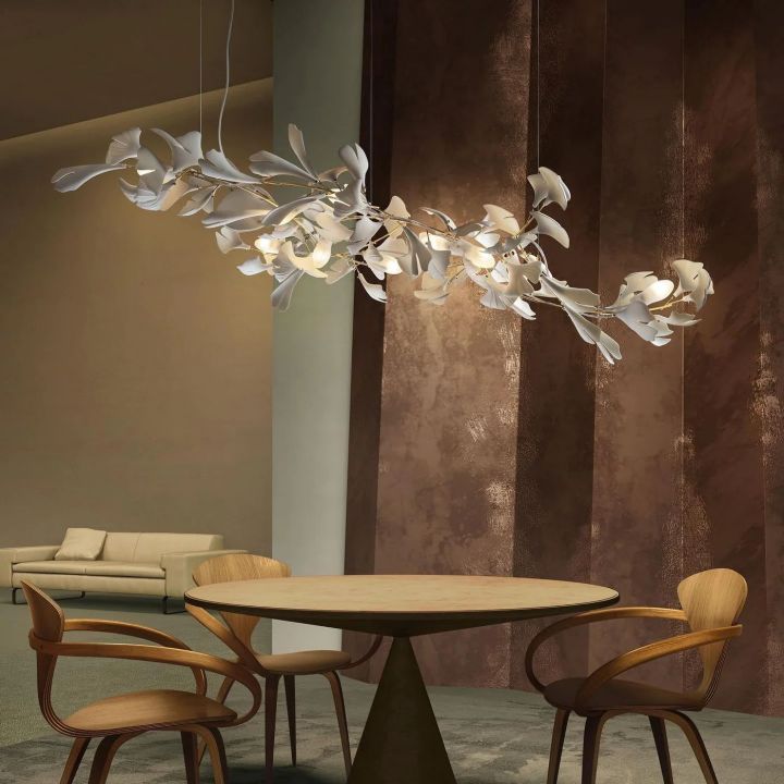 Ceramic Gingko Luxury Chandelier Style I