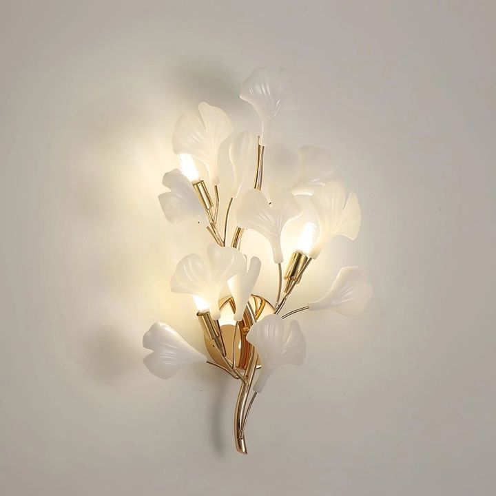 Ceramic Gingko Wall Lamp - product detail 11