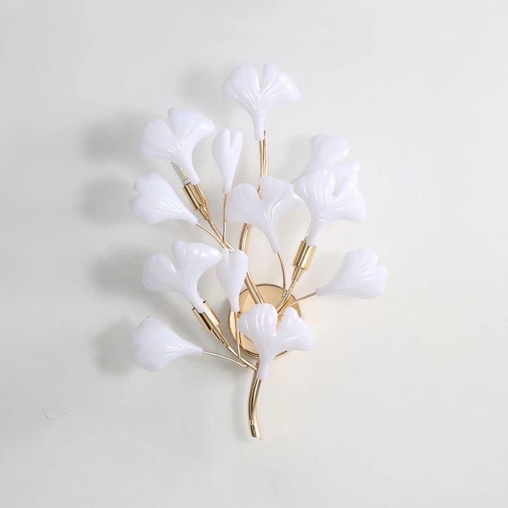 Ceramic Gingko Wall Lamp - product detail 12