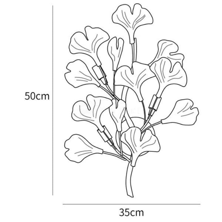 Ceramic Gingko Wall Lamp - product detail 14