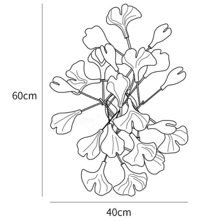 Ceramic Gingko Wall Lamp - product detail 15