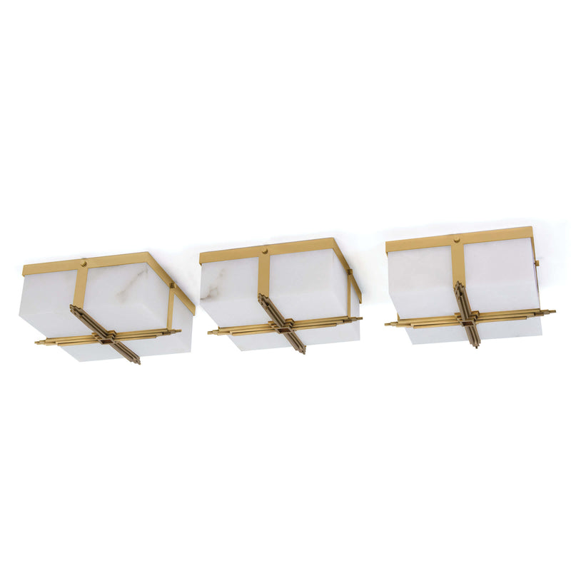 Gotham Alabaster Flush Mount - product detail 4