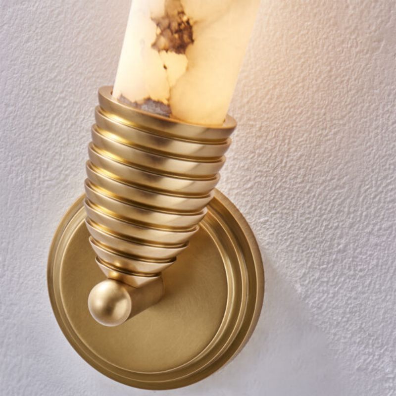 Gypsum Alabaster LED Wall Sconce - product detail 3