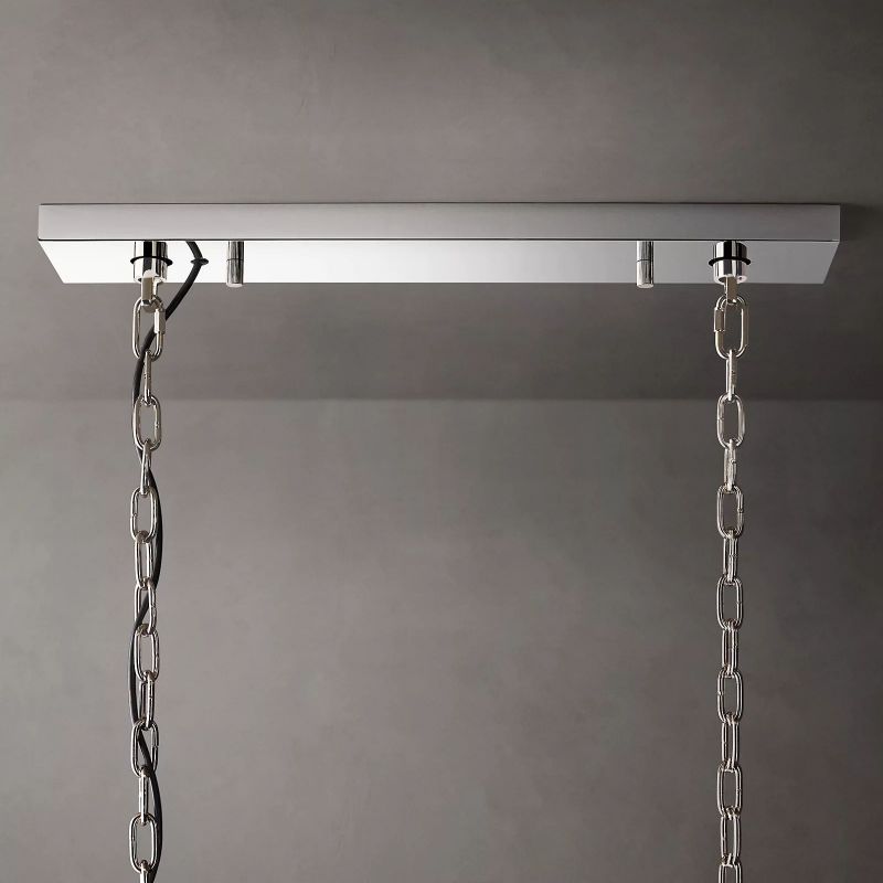 Huxley Calcite Rectangular Chandelier 42"