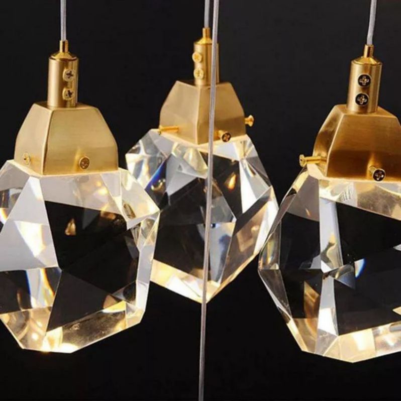 Irene Faceted Crystal Prisms Chandeliers For Staircase - product detail 7