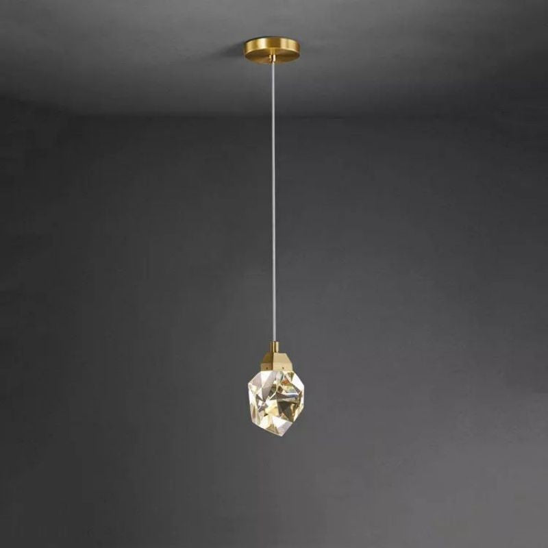 Irene Faceted Crystal Prisms Pendant - product detail 6