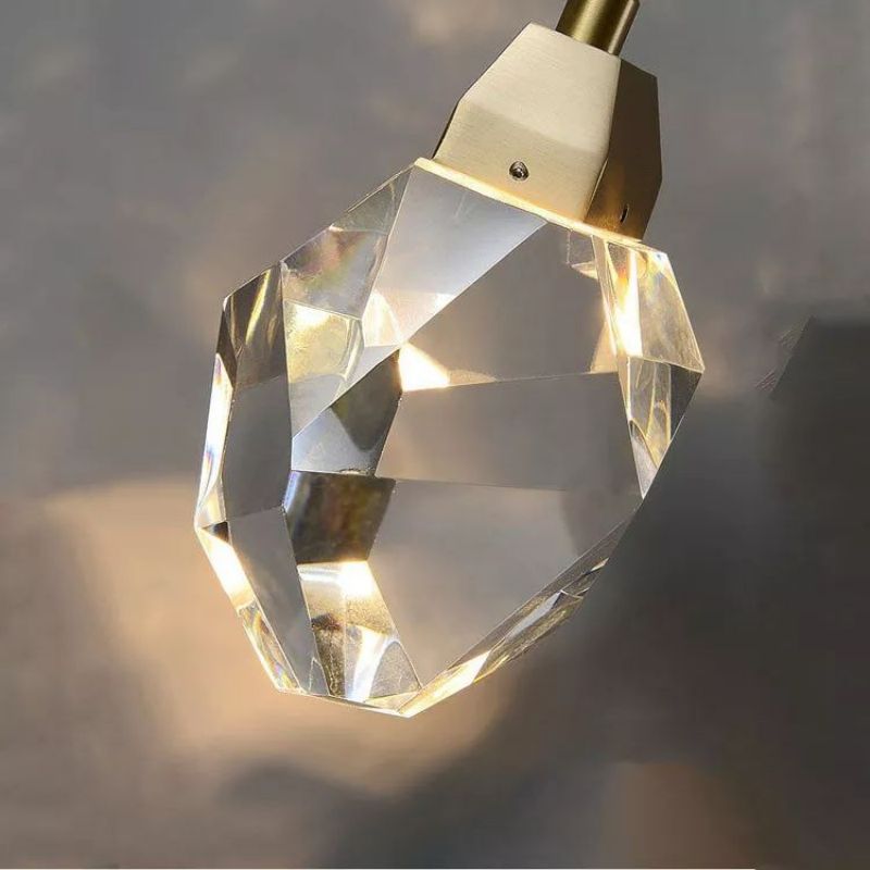 Irene Faceted Crystal Prisms Pendant - product detail 5