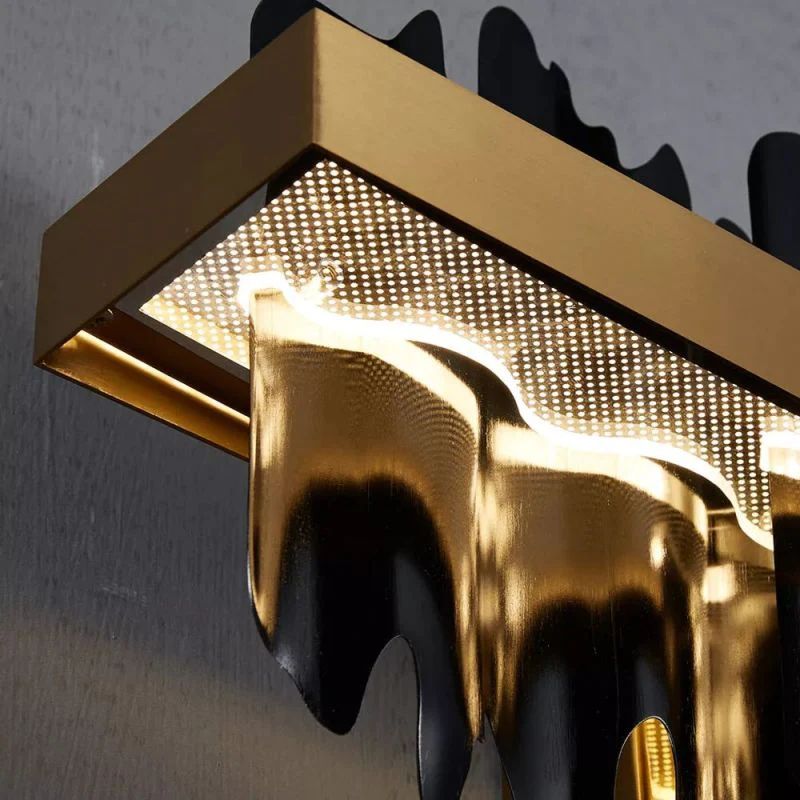 Elvira Modern Sculpture Linear Chandelier - product detail 8