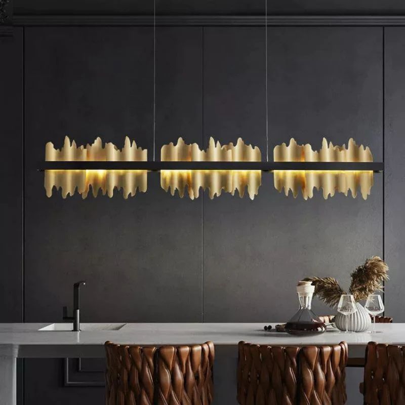 Elvira Modern Sculpture Linear Chandelier - product detail 6