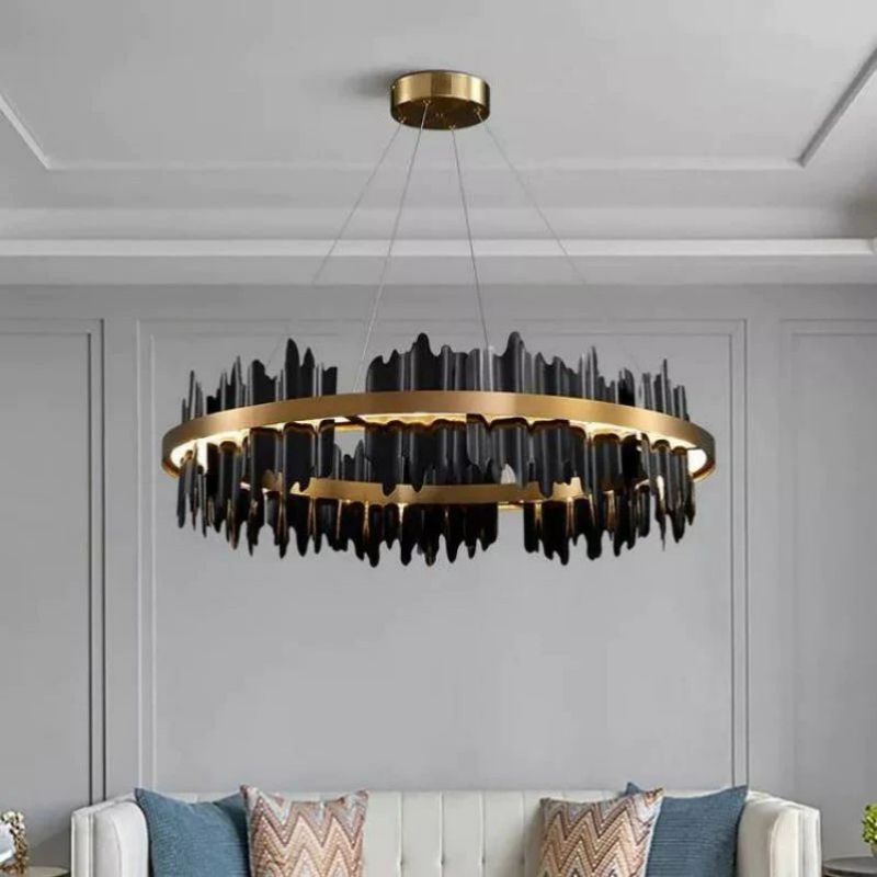 Elvira Modern Sculpture Round Chandelier - product detail 6