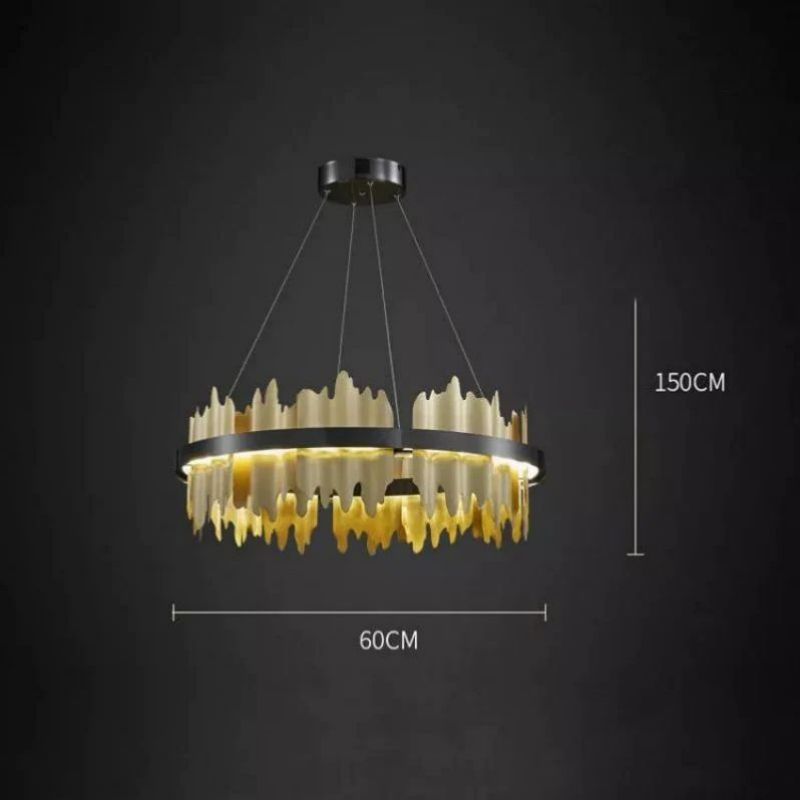 Elvira Modern Sculpture Round Chandelier - product detail 3