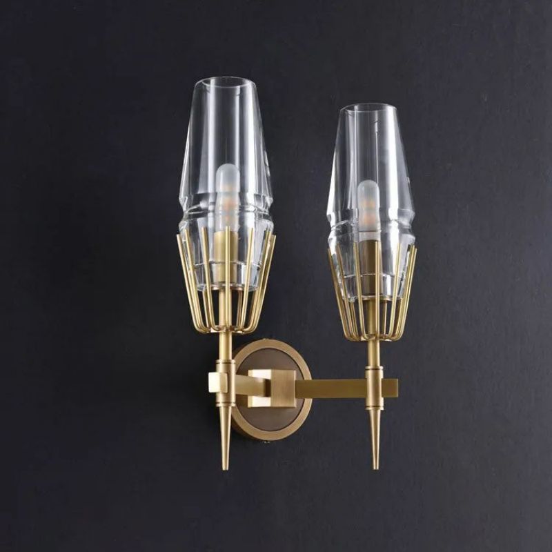 Kama Crystal Double Wall Sconce - product detail 5