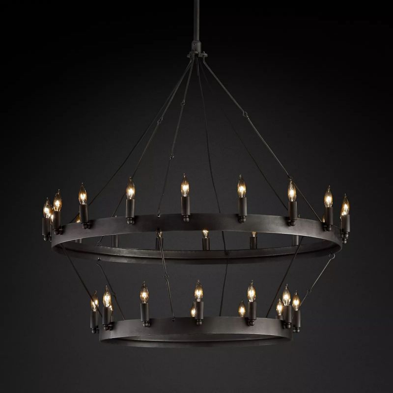 Camino Vintage Candelabra 2-Tier Chandelier