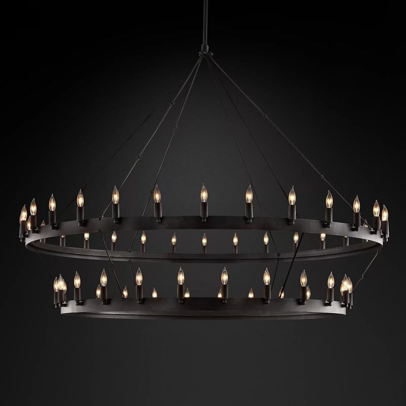 Camino Vintage Candelabra 2-Tier Chandelier